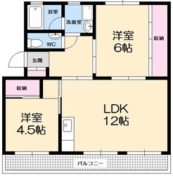 西広島駅 徒歩10分 4階の物件間取画像